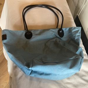 Herve  Chapelier tote bag with leather straps